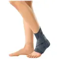 MEDI K011-52-VI Бандаж голеностопный Levamed active с силиконовыми вставками и ремнем (VI / Левый / Серый)