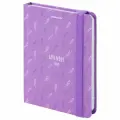 Блокнот 96л, А6 Brauberg Lavender, клетка, твердая обложка, с резинкой (113738)