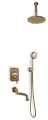 Комплект для душа с изливом Bronze de Luxe WINDSOR 10137/1F
