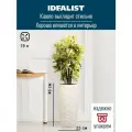 Горшок напольный для цветов Idealist Lite Мозаик, файберстоун, слоновая кость, Д23 В46 см, 19 литров .