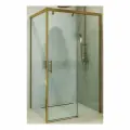 Душевой уголок GuteWetter GWMPSLRC863A 85x125x200 см, цвет фурнитуры бронзовый, цвет стекла бесцветный, стекло закаленное 8 мм / 6 мм, открывание двери левое / правое 4698032791537