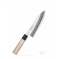 Кухонный Нож Сантоку шеф Tojiro (FC-1080), для мяса, длина лезвия 16,5 см, нержавеющая сталь, рукоять магнолия, Япония