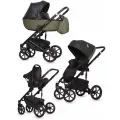 Коляска OZON (3 в 1) (RIKO BASIC) 02 черно-зеленый