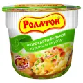 Роллтон Пюре картофельное с куриным вкусом, 40 г, 24 шт.