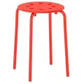 Табурет ИКЕА МАРИУС, цвет: красный
