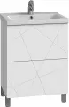 Тумба с раковиной Vigo Geometry 2-600 Como белая