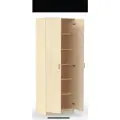 Шкаф Акро Групп Виктория полки  Дуб молочный , классический дизайн, распашные двери, ЛДСП