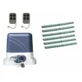 Автоматика для откатных ворот KSL-1300 KIT-KR6, комплект: привод, 2 пульта, 6 реек