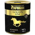 Влажный корм Четвероногий Гурман Golden line конина натуральная в желе для собак - 340 г