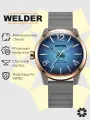 Наручные часы Welder, розовое золото/серый