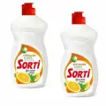 Бальзам Sorti для мытья посуды Апельсин и Мята, 450мл. 2шт