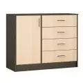 Комод Катрин 6 (1000*830*425), венге/дуб молочный