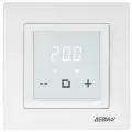 Терморегулятор для теплого пола ДЕВИ Classy программируемый c Wi-Fi, с датчиком пола, белый, 140F1064R