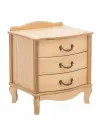 Тумбочка прикроватная Джульетта 3 ящ. (светлый дуб) Вис
