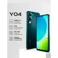 Смартфон Vivo Y04 4/128ГБ , диагональ экрана 6,74, аккумулятором емкостью 5500 мАч, Green