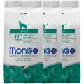 Корм для кошек Monge Natural Superpremium, для вывода шерсти, с курицей 3 шт. х 1500 г
