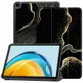 Чехол на Honor Pad X8, X8 Lite, X6, Huawei MatePad T10/T10s, умный с магнитом, черный мрамор