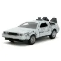 Машинка Jada Toys 1985 DeLorean DMC Time Machine, Back to the Future Part I- 1/32 Scale Model Car