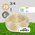 Пищевой морозостойкий шланг POLYAGRO Силикон 3/4, 25 м 7557625