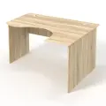 Стол эргономичный офисный СЭ-14 (правосторонний), Дуб Сонома