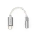 Портативный цап/усилитель MoonDrop Echo-A silver type c to 3,5 mm jack