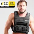 Жилет утяжелитель IRON STAR Vulkan 25 kg. Черный