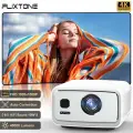 Flixtone D9W Ultra 3000 ANSI Full HD 1080P Кинопроектор, Android WiFi 6 Домашний кинотеатр, Лучевой проектор для видеоконференций на открытом воздухе