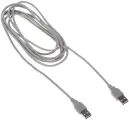 Кабель Buro USB A(m) USB A(m) 3м (BHP RET USB_AM30) серый (блистер)