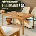 Стол садовый Fieldmann 4002-T, влагостойкий, дерево, светло-коричневый, 90х150х75 см