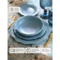 Тарелка суповая Морская небесно-голубая из летней коллекции Marine World Collection