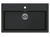 Кухонная мойка Kuchenstern TOP 80 Ku-Granit антрацит арт. 107AN10