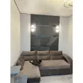 Декоративные стеновые панели из МДФ 3D / Цвет: темный бетон / 4 штуки