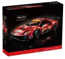 Конструктор Техник Ferrari 488 GTE, 1677 деталей, Technic совместим с Lego лего