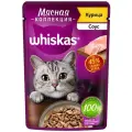 Корм для кошек Whiskas Мясная коллекция, курица 75 г (кусочки в желе)