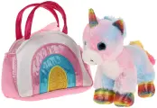 Мягкая игрушка Fluffy Family Единорог Радуга, 18 см, в сумочке 681892