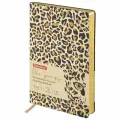 Ежедневник недатированный А5 Brauberg Vista Leopard (136 листов) обложка под кожу, гибкая (112038)