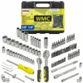 Набор инструментов 94 предмета 1/4' 3/8' (6-гранные) WMC TOOLS (4-22мм)