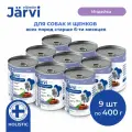 Влажный корм Jarvi консервы для щенков и собак всех пород, Индейка 400 г х 9 шт.