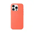 Чехол силиконовый Магсейф для iPhone 16 Pro Tangerine, Silicone case Магсейф для айфон 16 Про - Мандариновый