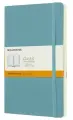 Блокнот Moleskine CLASSIC SOFT QP616B35 13х21см 192стр. в линейку, мягкая обложка, голубой