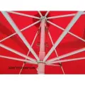 Тент для зонта Ruslana D4m, красный полусферический тент, 4 м
