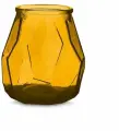 Ваза Calligaris стеклянная янтарная