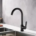 Смеситель для кухни черный ESKO SB519 коллекция Singapore черный поворотный