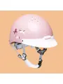 Шлем для верховой езды детский розовый Fouganza 100
