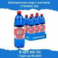 Вода минеральная Stelmas(Стэлмас) Магний, газированная, 6 шт*1 л