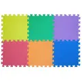 Коврик-пазл Funkids Симпл-12 (KB-049-6-NT), 01 разноцветный, 90х60 см, 6 элементов