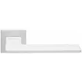 PLATEAU, ручка дверная на квадратной накладке MH-51-S6 W, цвет - белый