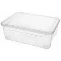Ящик пластиковый универсальный 555х390х190 мм, 31л, прозрачный для хранения