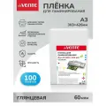 Пленка глянцевая, листы для ламинирования А3 303х426 60 мкм