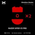 Ножки для мыши (глайды) X-raypad Obsidian для Razer Viper V3 Pro, комплект из 2-х наборов